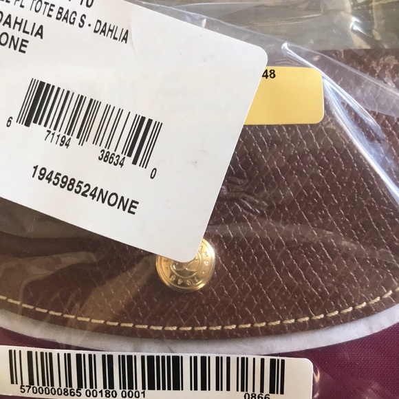 {firm} Longchamp Small Le Pliage Tote - Picture 5 of 7